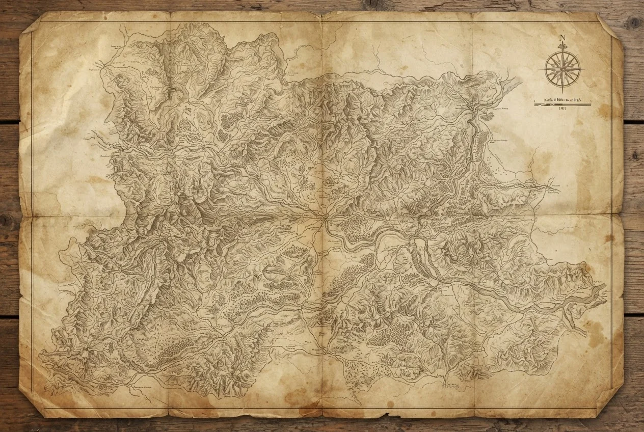 Archival survey map