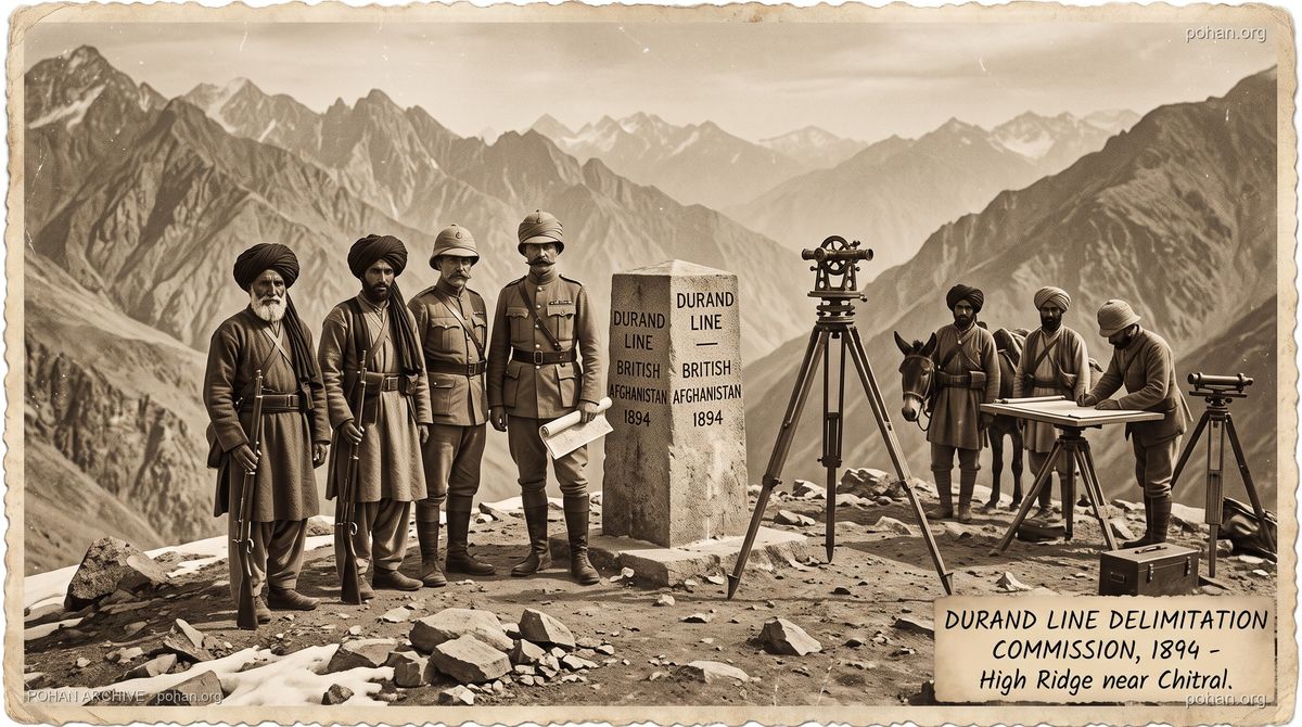 The 1894 Boundary Delimitation and the Partition of Tribal Zones
